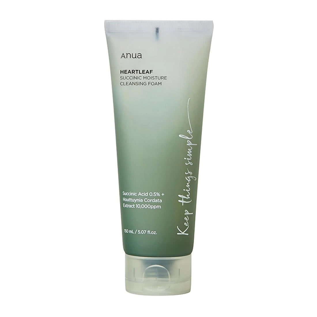 Anua Heartleaf Succinic Moisture Cleansing Foam