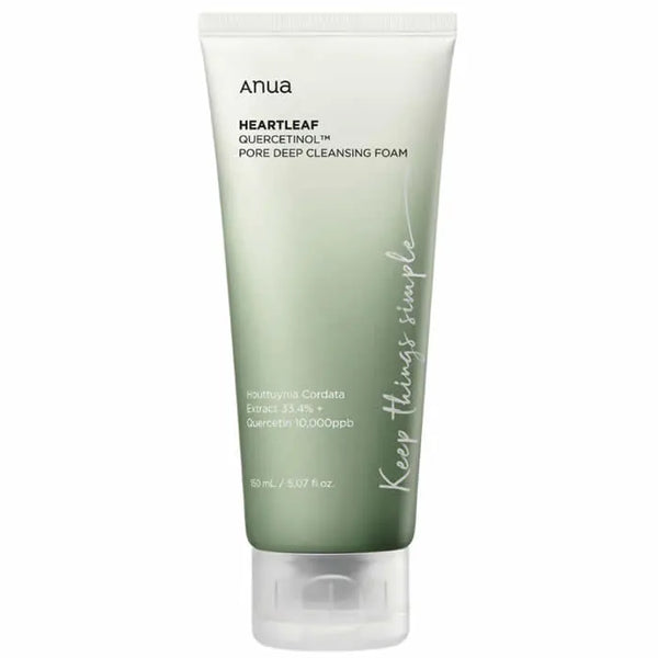 Anua Heartleaf Quercetinol Pore Deep Cleansing Foam 150ml - Batty Beauty