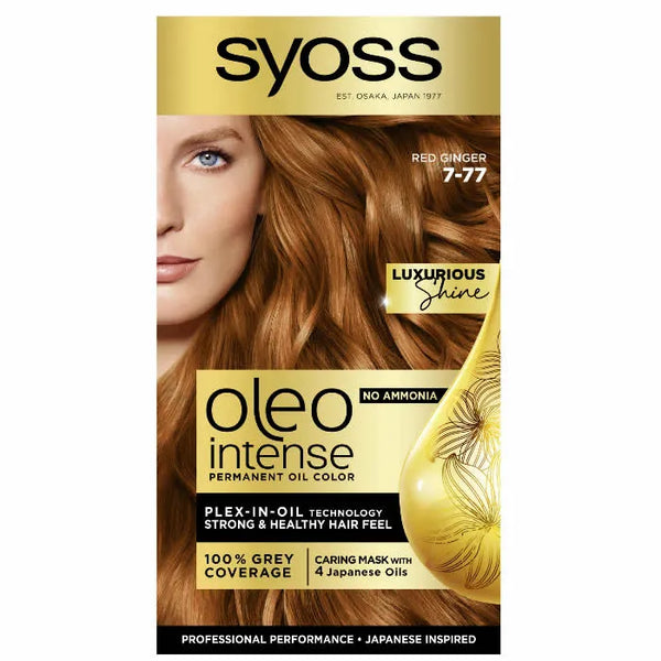 Syoss Oleo Intense Permanent Hair Color 7-77 Dark Blonde - Batty Beauty