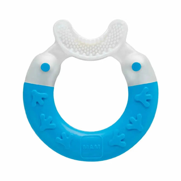 Mam Bite&Brush Teether Bleu - Batty Beauty