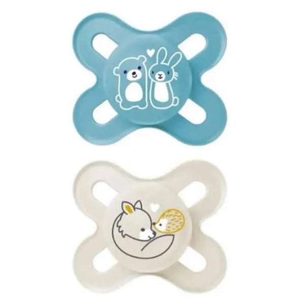 Mam Original Start Silicone Pacifier 0–2 Months 2 Units - Batty Beauty