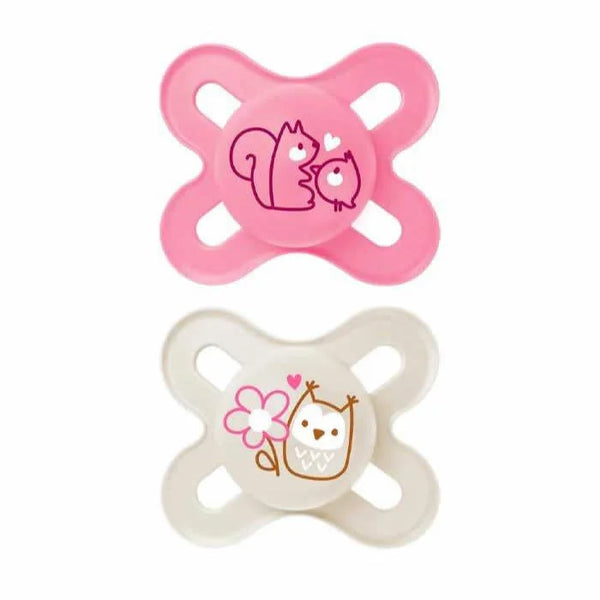 Mam Original Start Silicone 0-2 M 2 Unité Couleur Rose - Batty Beauty