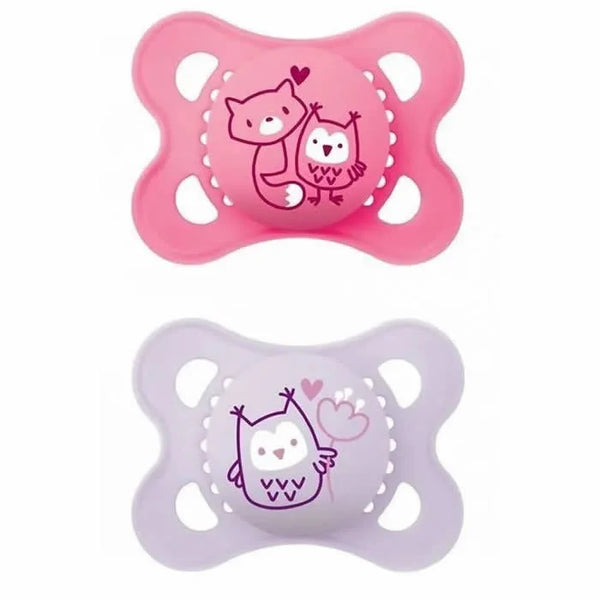 Mam Original Silicone Pacifier 2–6 Months 2 Units - Batty Beauty