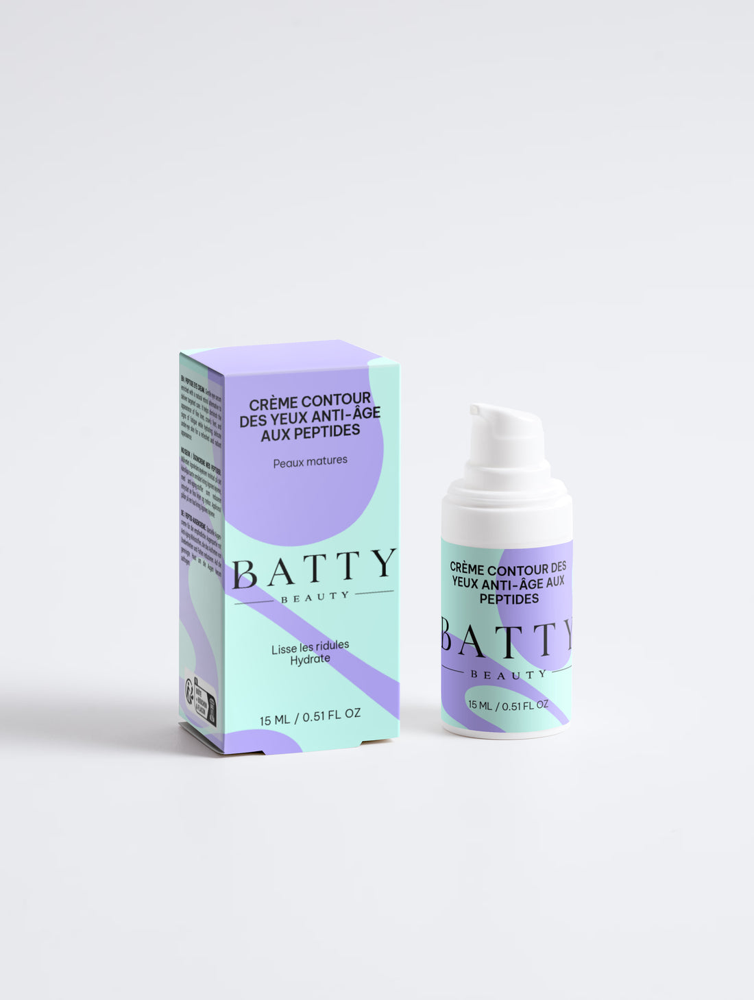 Crème contour des yeux anti-âge aux peptides