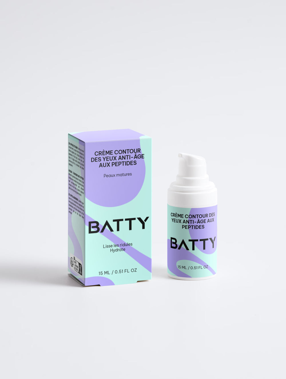 Crème contour des yeux anti-âge aux peptides